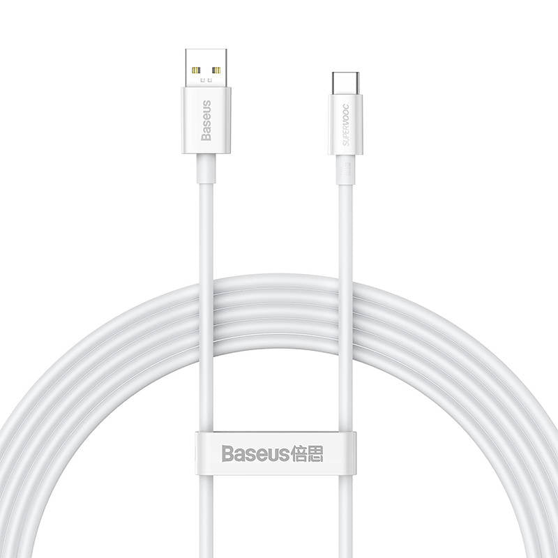 Baseus Superior Series Cable USB to USB-C, 65W, PD, 2m (white) - Product Image 2