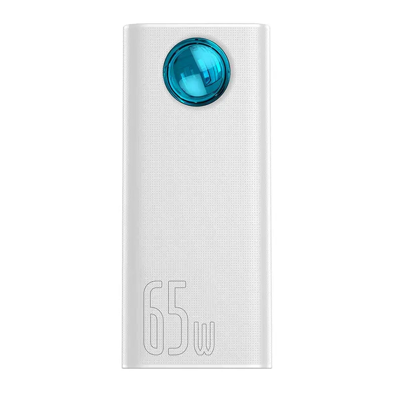Powerbank Baseus Amblight 30000mAh, 4xUSB, USB-C, 65W (white) - Product Image 2