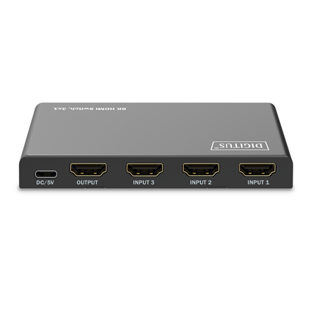 Digitus 8K HDMI Switch, 3x1 | DS-55333 | Black