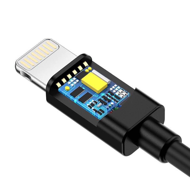 USB to Lightning cable Choetech IP0026, MFi,1.2m (black) - Product Image 2