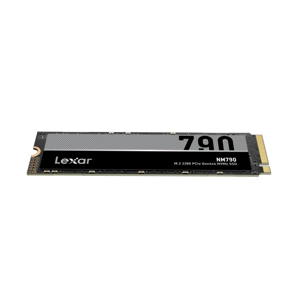 SSD LEXAR NM790 4TB M.2 PCIe Gen4 NVMe Write speed 6500 MBytes/sec Read speed 7400 MBytes/sec 2.45mm TBW 3000 TB MTBF 1500000 hours LNM790X004T-RNNNG