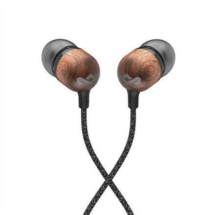 Marley Wired Earbuds | Smile Jamaica | Built-in microphone | USB Type-C | Signature Black