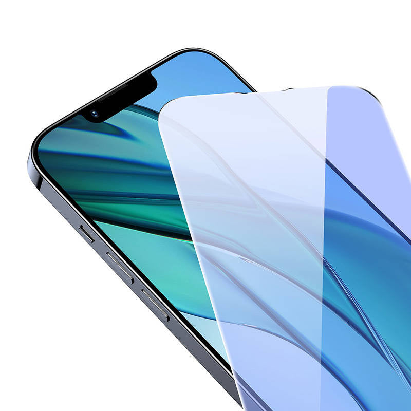 Baseus Tempered Glass Anti-blue light 0.3mm for iPhone 14/13/13 Pro (2pcs) - Product Image 5