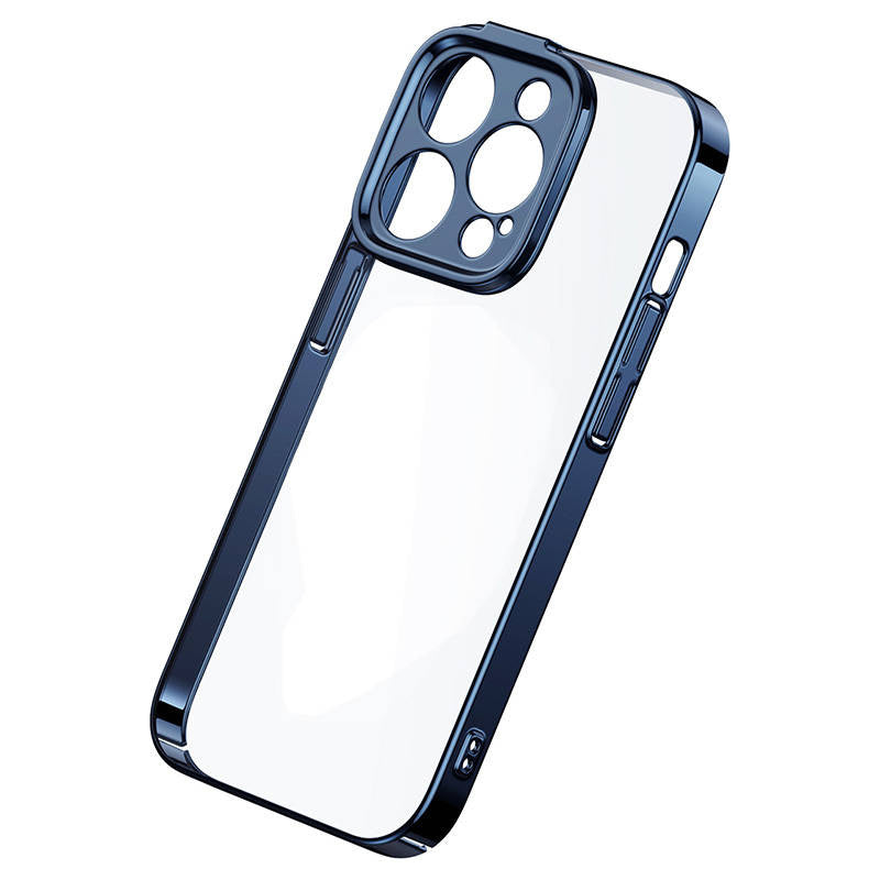 Baseus Glitter Transparent Case and Tempered Glass set for iPhone 14 Pro Max (blue) - Product Image 6