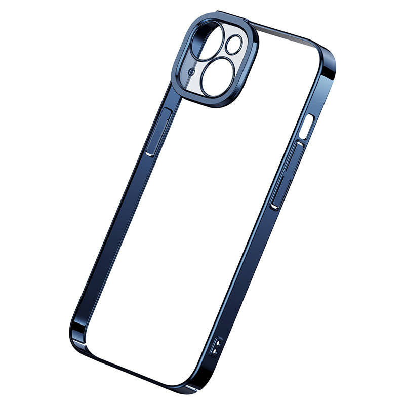 Baseus Glitter Transparent Case and Tempered Glass set for iPhone 14 Plus (blue) - Product Image 4
