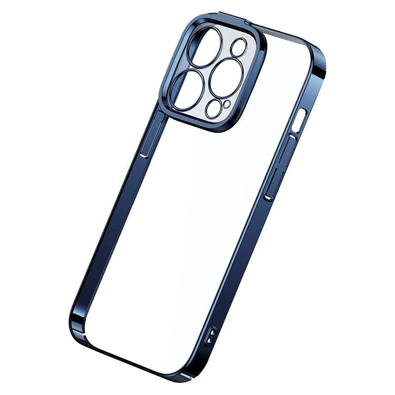 Baseus Glitter Transparent Case and Tempered Glass set for iPhone 14 Pro (blue) - Product Image 4