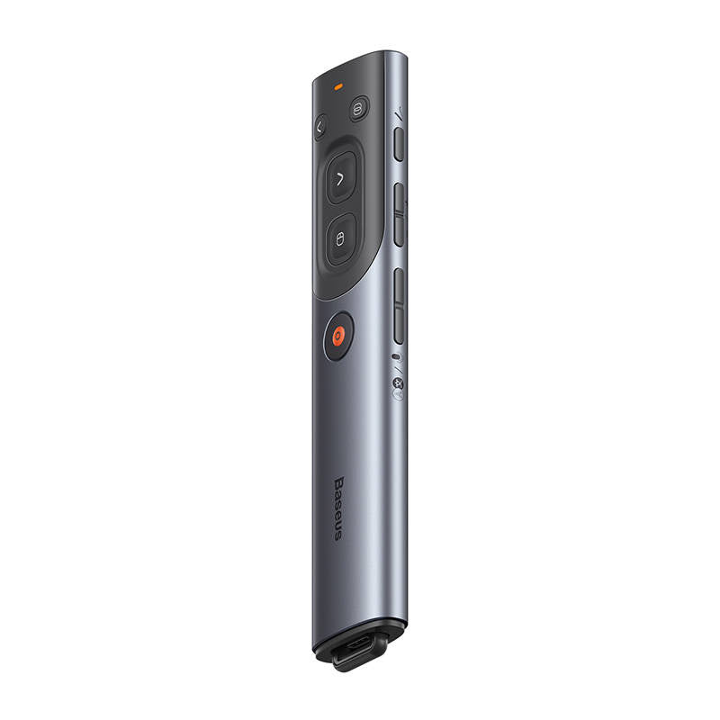 Baseus Orange Dot Multifunctional remote control for presentation, with a red laser pointer - gray - Product Image 6