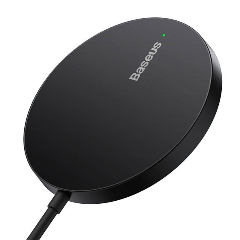 Magnetic Wireless Charger Baseus Simple Mini3 15W (Black) - Product Image 2