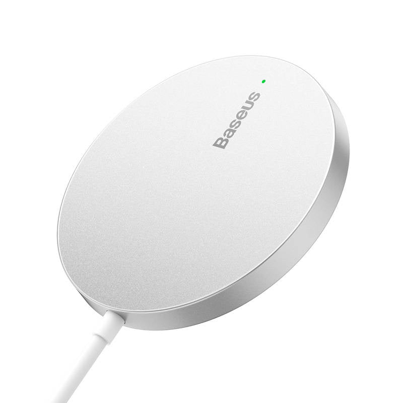 Magnetic Wireless Charger Baseus Simple Mini3 15W (Silver) - Product Image 2