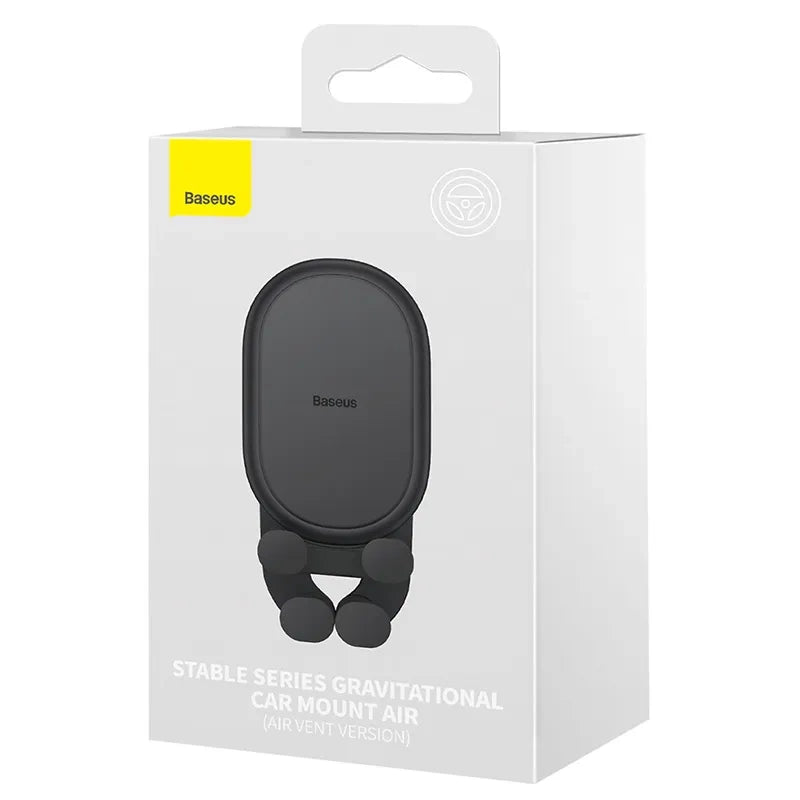 Baseus Stable Gravitational Car Phone Holder to Ventilation Grid (black) - Product Image 5