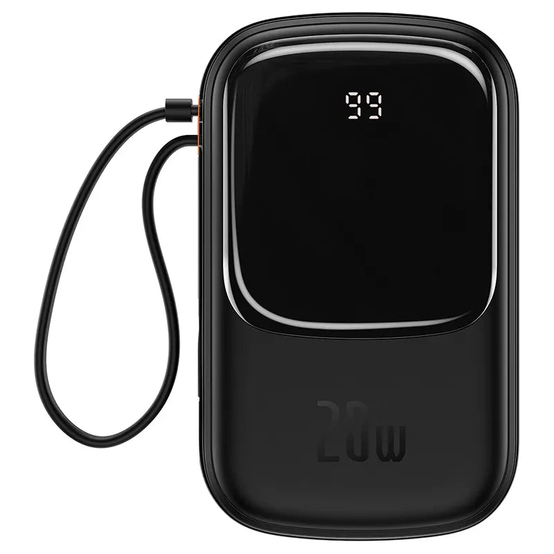 Powerbank Baseus Qpow PRO with Lightning cable, USB-C port and USB 20000mAh, 20W (Black) - Product Image 2