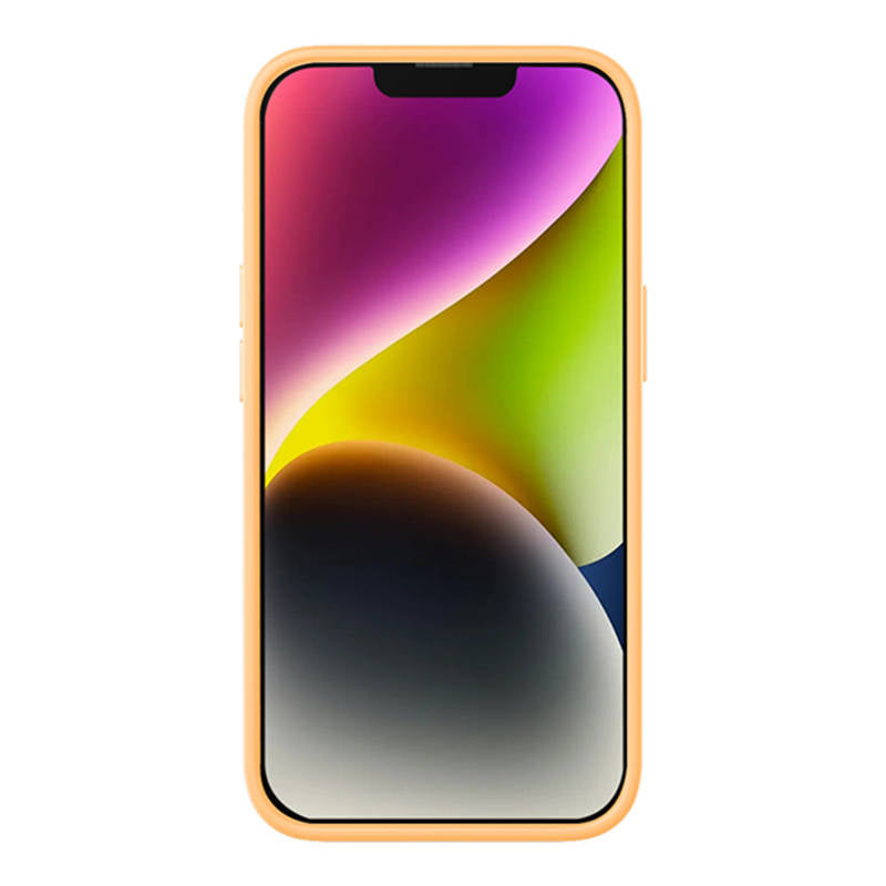 Baseus Liquid Silica Gel Case for iPhone 14 Plus (sunglow)+ tempered glass + cleaning kit - Product Image 5