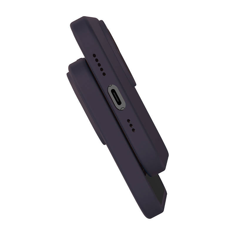 Baseus Liquid Silica Gel Case for iPhone 14 Pro (Elderberry)+ tempered glass + cleaning kit - Product Image 4