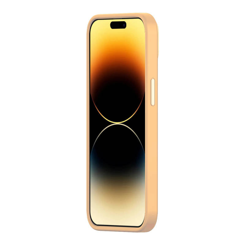 Baseus Liquid Silica Gel Case for iPhone 14 Pro Max (Sunglow)+ tempered glass + cleaning kit - Product Image 5