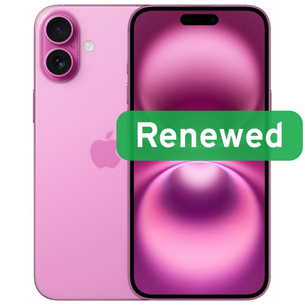Apple Renewed Grade B | iPhone 16 Plus | Pink | 6.7 " | 128 GB | 5G