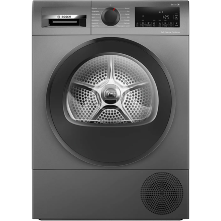 Bosch Dryer Machine with Heat Pump | WQG245DXSN | Energy efficiency class Class C | Front loading | 9 kg | Condensation
