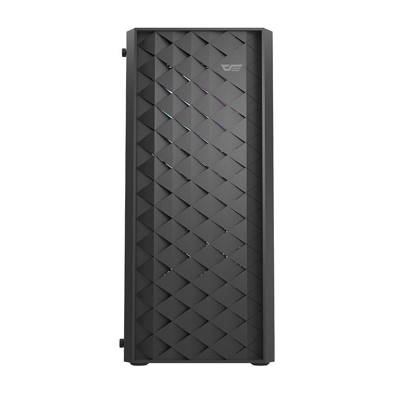 Darkflash DK351 Computergehäuse (schwarz) + 4 RGB-Lüfter