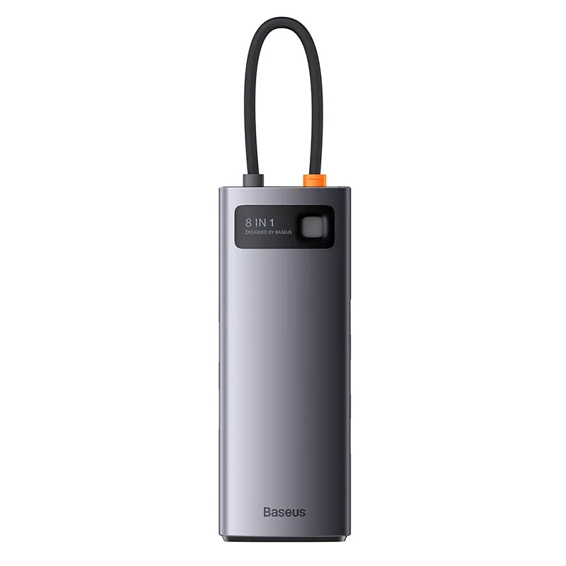 Hub 8in1 Baseus StarJoy Series, USB-C to 3x USB 3.1 + HDMI + USB-C PD + RJ45 + microSD/SD - Product Image 2