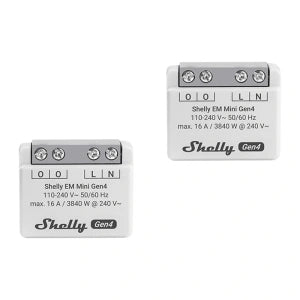 SHELLY EM Mini Gen4 Energy Meter, 2 pieces - Image 1