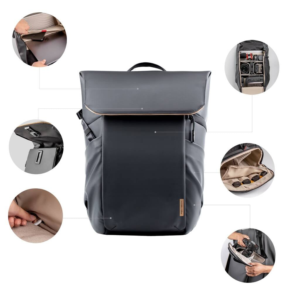 Backpack PGYTECH OneGo Air 25L (obsydian black) - Product Image 4