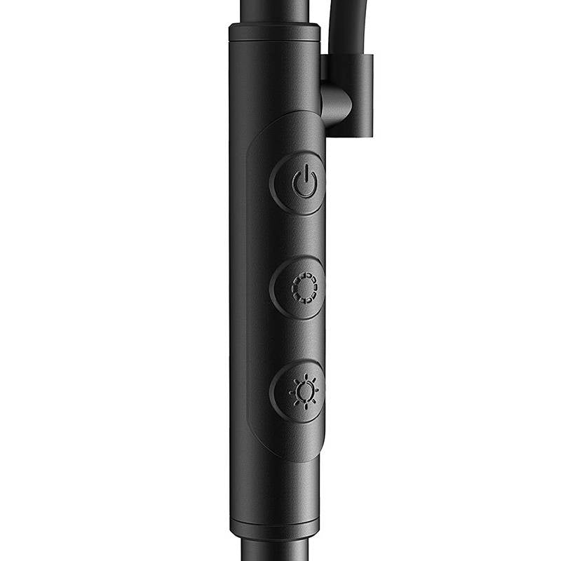 Doppelte Stehlampe mit Fernbedienung BlitzWill BWL-FL-0001, 36W (schwarz)