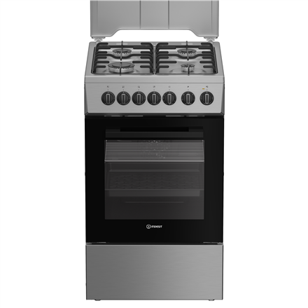 INDESIT Cooker | I5G5PMX | Hob type Gas | Oven type Electric | Stainless Steel | Width 50 cm | Depth 60 cm | Grilling |