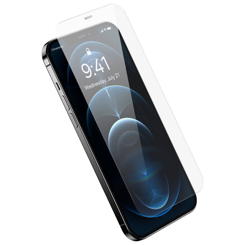 Baseus Schott HD Tempered Glass with dust filter 0.3mm for iPhone 12 Pro Max - Product Image 5