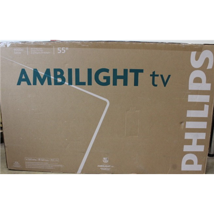 SALE OUT. Philips 55PUS8010/12 55" (139cm) LED 4K Ambilight TV | Philips 55PUS8010/12 | 55 | Smart TV | TITAN OS | UHD |