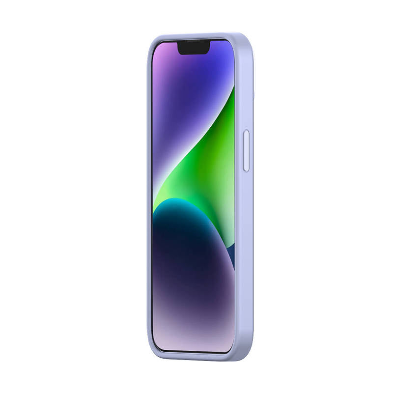 Baseus Liquid Silica Gel Case for iPhone 14 Plus (lavender)+ tempered glass + cleaning kit - Product Image 3