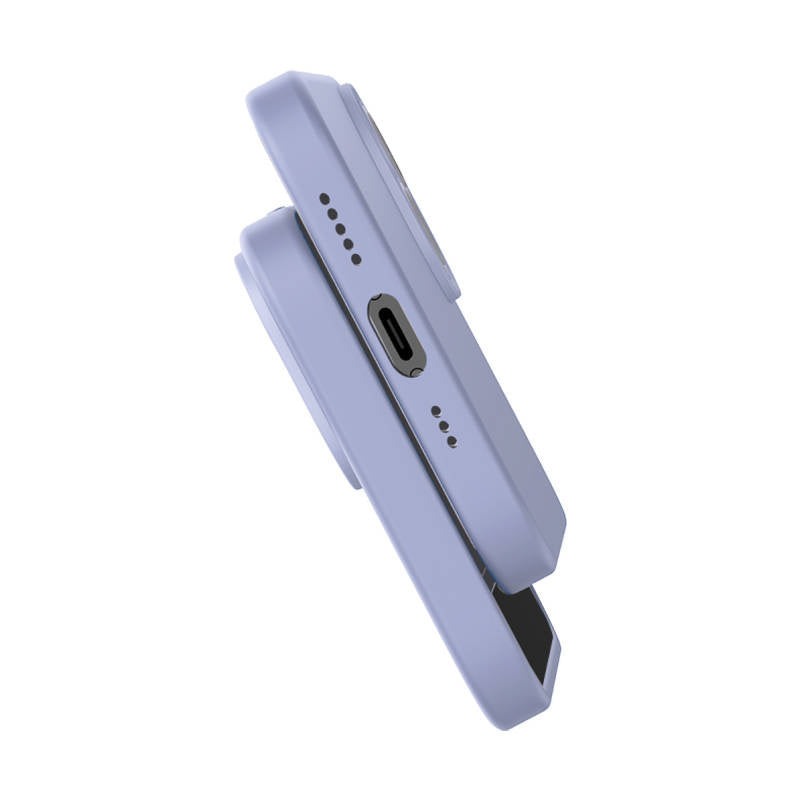 Baseus Liquid Silica Gel Case for iPhone 14 Plus (lavender)+ tempered glass + cleaning kit - Product Image 7