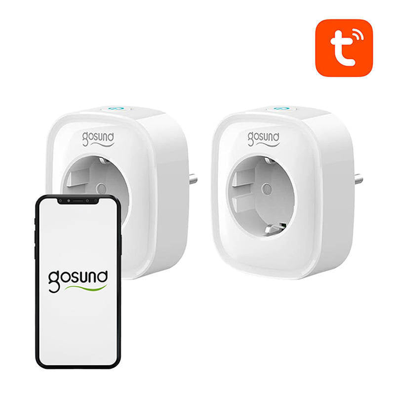 Gosund SP1 WiFi smart socket, 2 pieces (two-pack), 16A, Tuya - Product Image 2