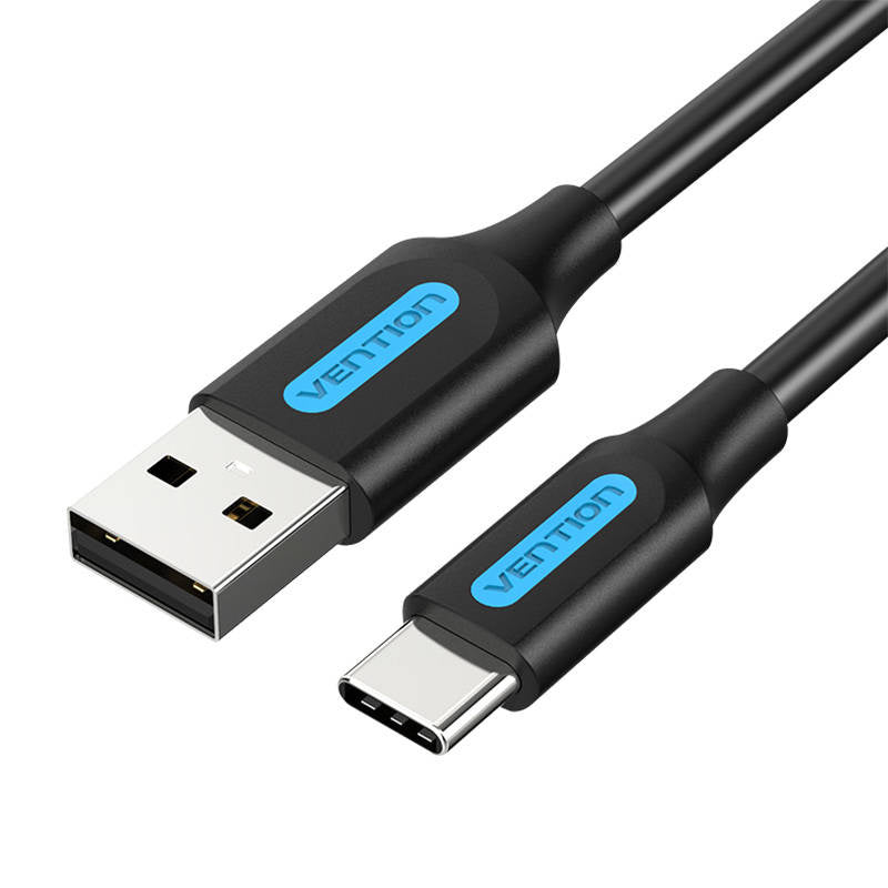 Kabel USB 2.0 auf USB-C Vention COKBF 5A 1m (schwarz)