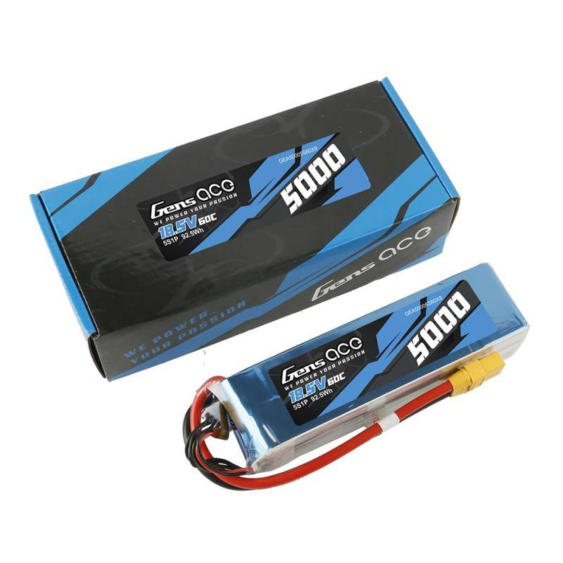 LiPo-Akku Gens Ace Bashing 5000 mAh 18,5 V 60 C 5S1P - XT90