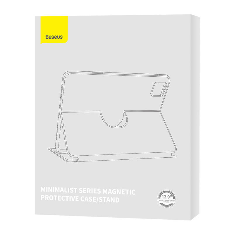 Baseus Minimalist Series IPad PRO 12.9 Magnetic protective case (light grey) - Product Image 7