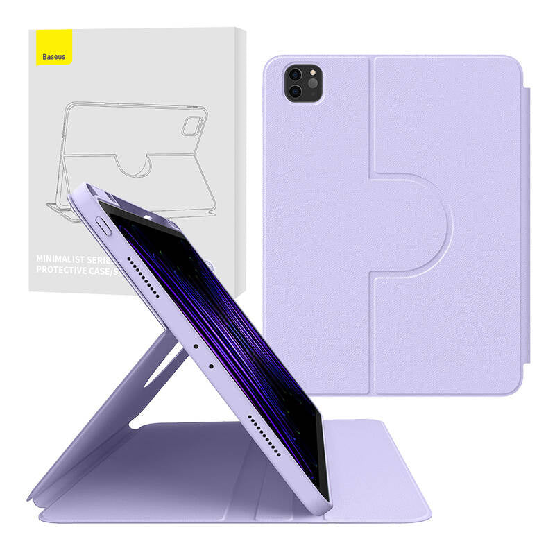 Baseus Minimalist Series IPad PRO 12.9 Magnetic protective case (purple) - Product Image 8