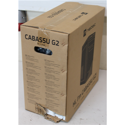 SALE OUT. Natec Cabassu G2 PC case Midi Tower, Black | Natec | PC case | Cabassu G2 | Black | Midi Tower | DAMAGED PACKA