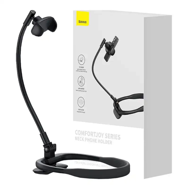 Neck Phone Holder Baseus ComfortJoy (black) - Product Image 9