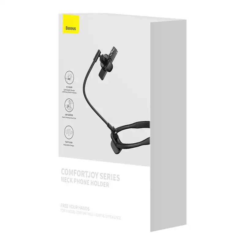 Neck Phone Holder Baseus ComfortJoy (black) - Product Image 7