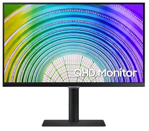 LCD Monitor SAMSUNG S24A600U 24" Panel IPS 2560x1440 16:9 75Hz 5 ms Swivel Pivot Height adjustable Tilt Colour Black LS24A600UCUXEN