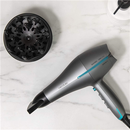 Cecotec Hair dryer | IoniCare 5300 Maxi Aura Black | 2200 W | Number of temperature settings 3 | Ionic function | Black/