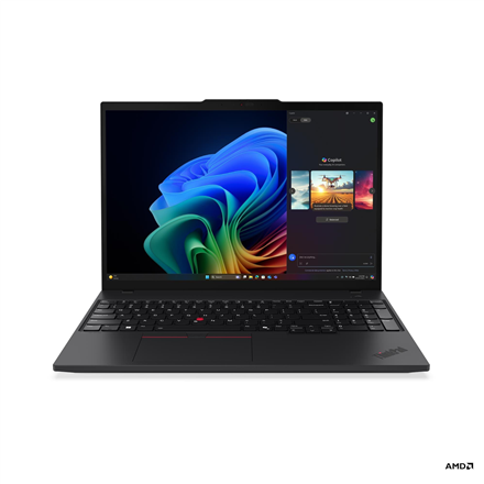Lenovo Thinkpad T16 G4 AMD | Black | 16 " | IPS | WUXGA | 1920 x 1200 pixels | Anti-glare | AMD Ryzen AI 5 PRO | 340 | 3