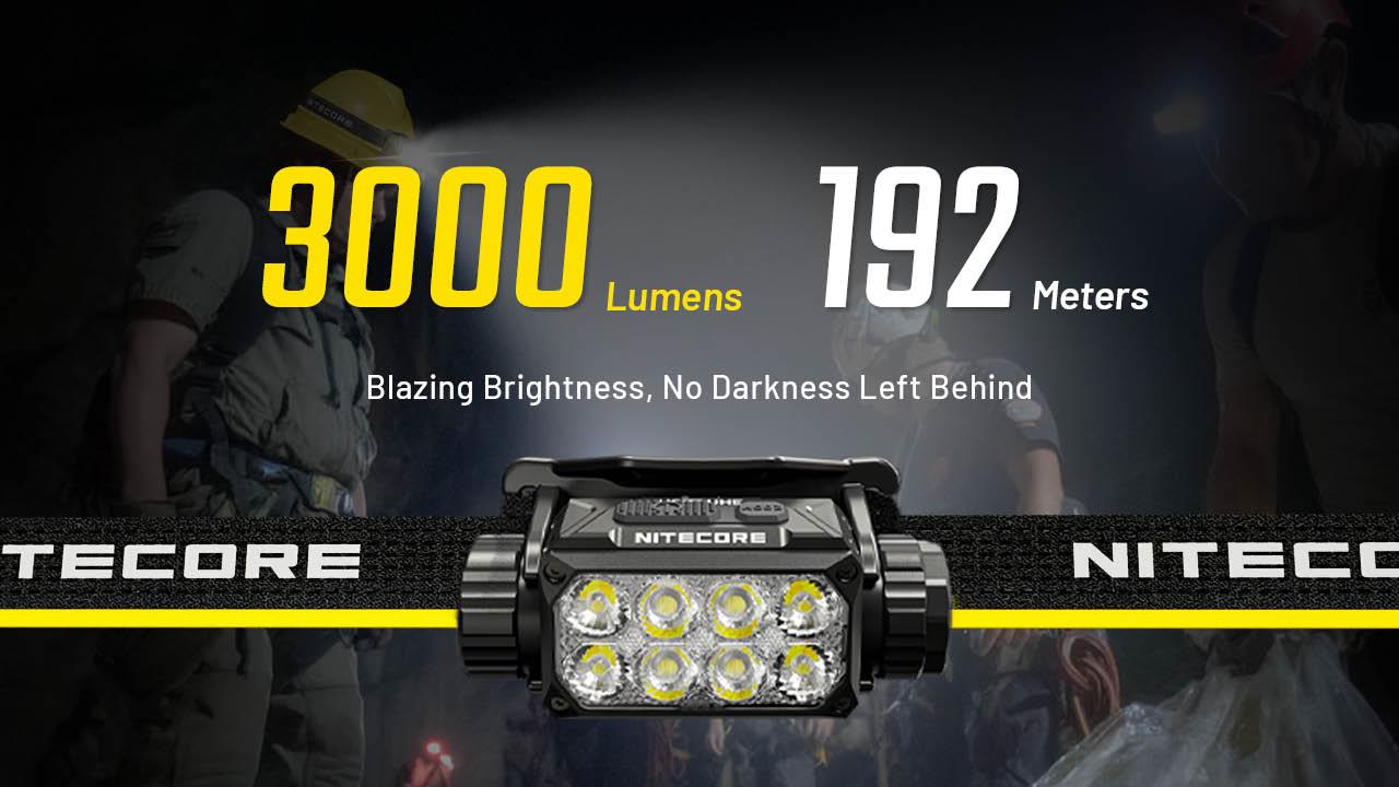 HEADLAMP H SERIES 3000 LUMENS/HC75 UHE NITECORE