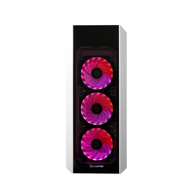 Case CHIEFTEC ATX/micro ATX/Mini-ITX White Midi Tower PC GL-03W-OP