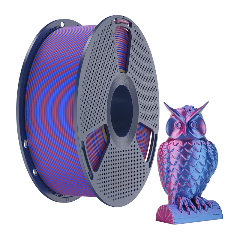 Sunlu PLA+ Silk Dual Color Filament (Red and Blue) - Image 2
