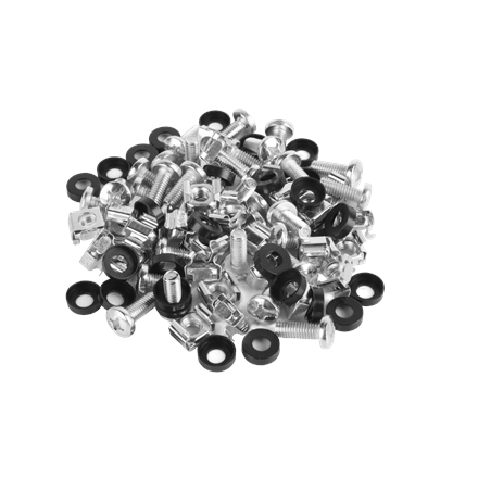Lanberg | 19" Mounting screws set (basket, washer, screw), 10 pcs | AK-1304-S
