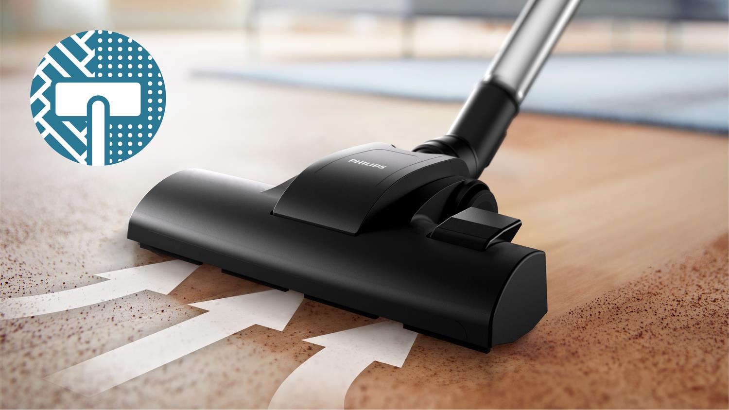 Vacuum Cleaner PHILIPS Input power 800 W Dust capacity 1.3 L Cylinder vacuum Cleaning type Dry Dust container Bagless Colour Black XB1142/10