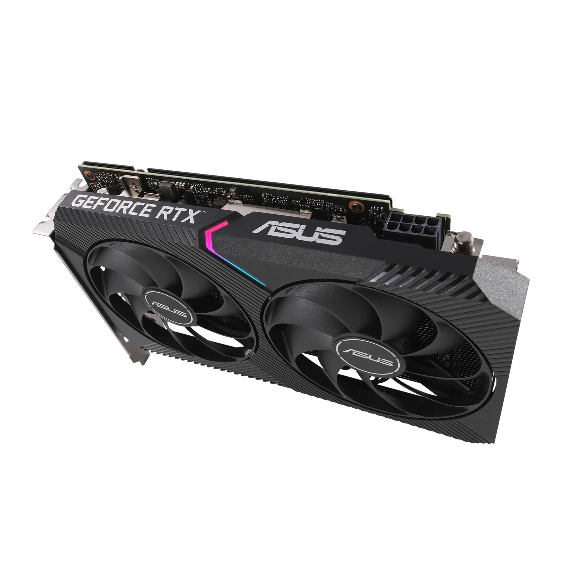 Graphics Card ASUS NVIDIA GeForce RTX 3060 12 GB 192 bit PCIE 4.0 16x GDDR6 GPU 1837 MHz 1xHDMI 3xDisplayPort DUAL-RTX3060-O12G-V2