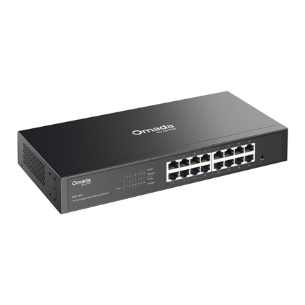 ES216G | TP-LINK Omada 16-Port Gigabit Easy Managed Switch | Desktop/Rackmountable | Managed | Power supply type 100-240