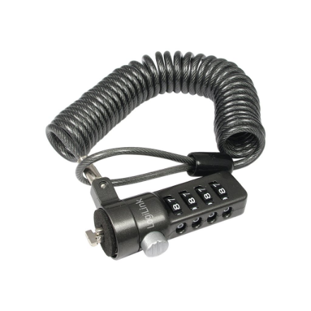 Logilink NBS004, Notebook Coil Cable Lock, black