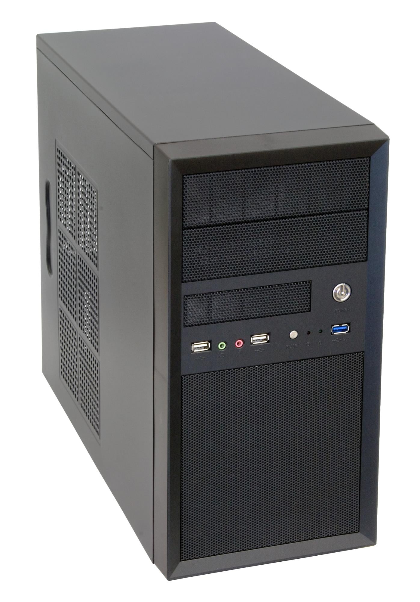 Case CHIEFTEC MiniTower MicroATX Colour Black CT-01B-OP